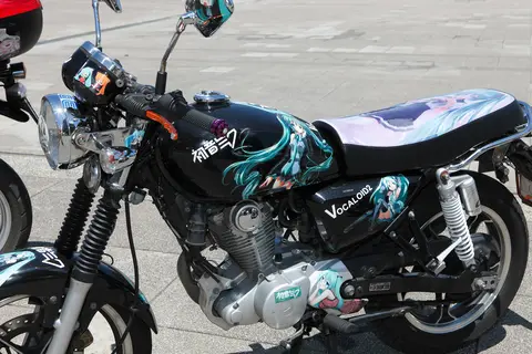 SYM Wolf 125 itansha of Hatsune Miku 20120819