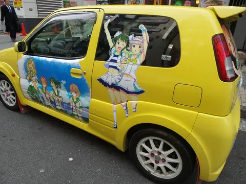 Natsuiro Kiseki itasha in Shinbashi (28145238562)