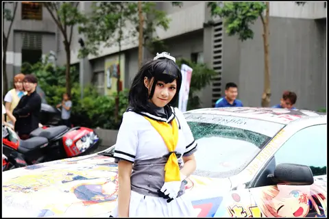Kantai Collection itasha left side and Akane at Syntrend Creative Park 20160717b