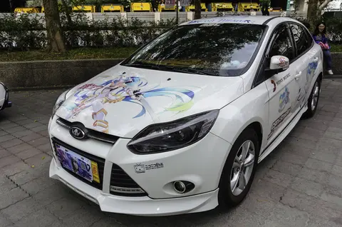 Hatsune Miku itasha, Goodsmile Racing at CWT45 20170205b
